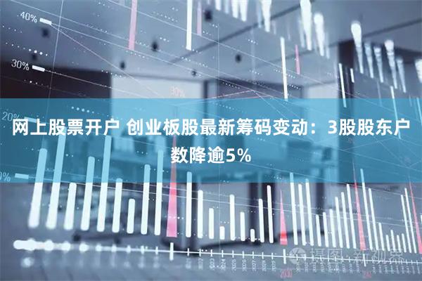 网上股票开户 创业板股最新筹码变动：3股股东户数降逾5%